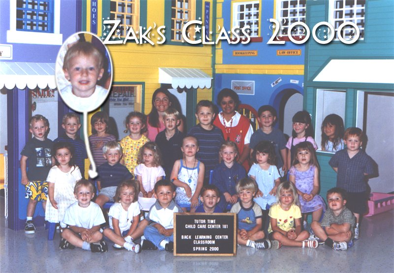 Zak's Classmates at Tutor-Time